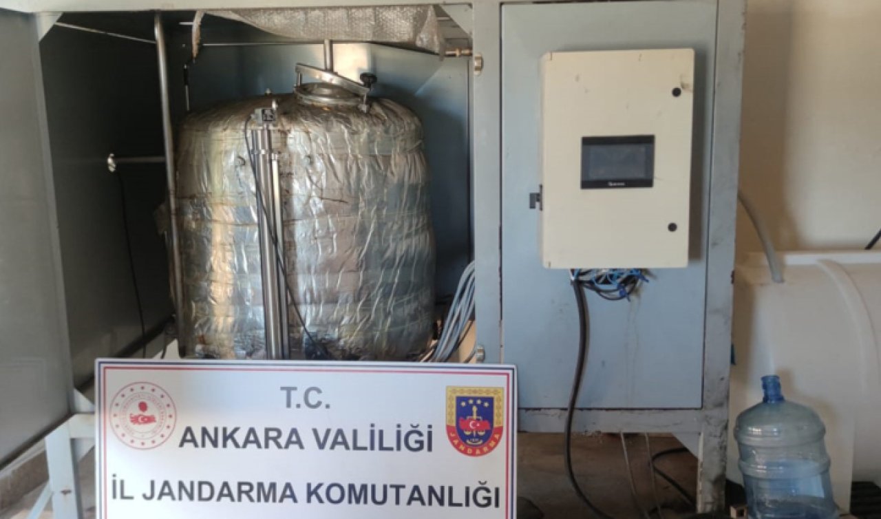 5 bin 760 litre etil alkol ele geçirildi
