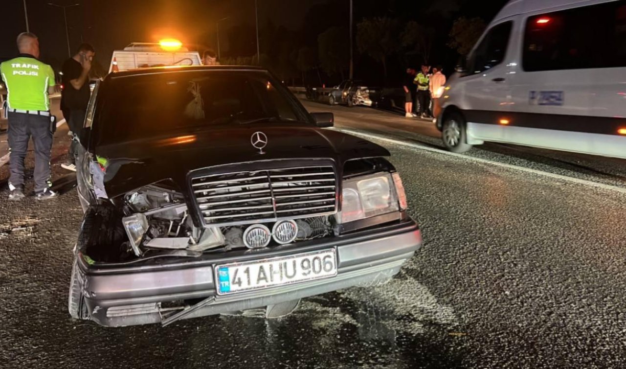 Kocaeli’de zincirleme trafik kazası: 2 yaralı