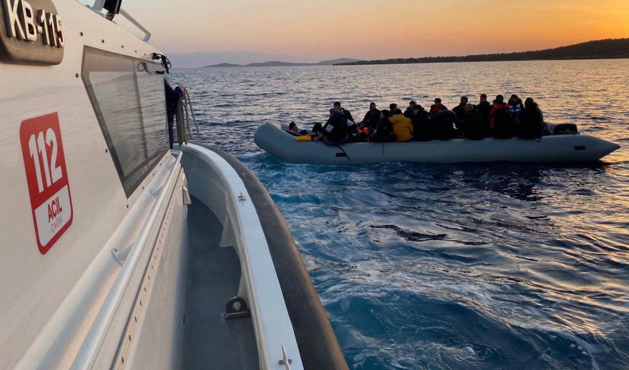 İzmir açıklarında 26 düzensiz göçmen yakalandı