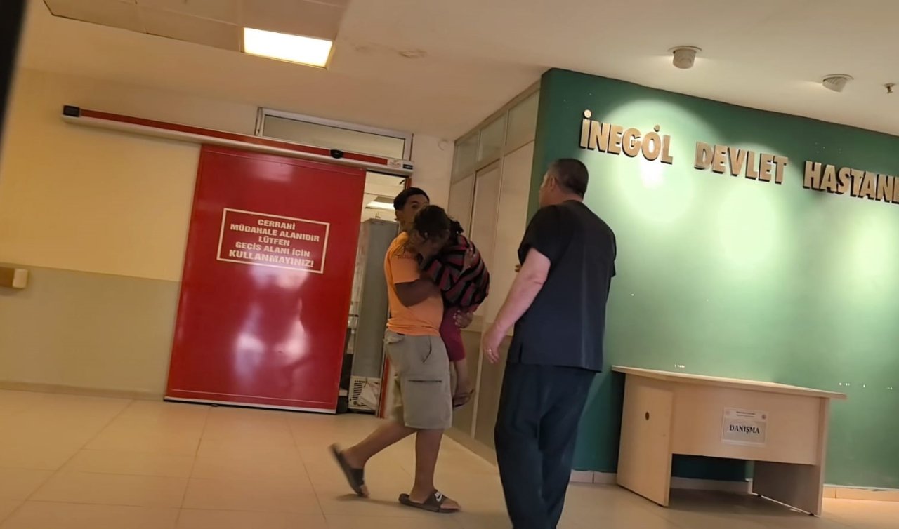 Tarlada oynarken düşen çocuğun göğsüne bıçak saplandı