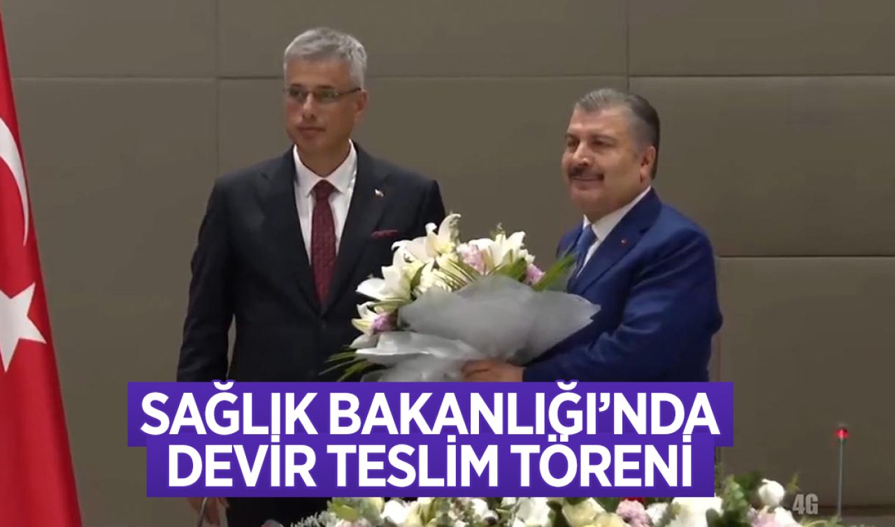  Sağlık Bakanlığı’nda devir teslim töreni! 