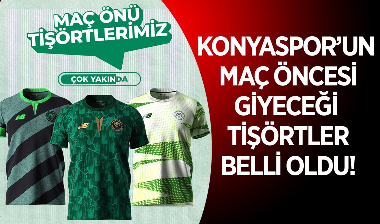  Konyaspor yeni sezonda bu tişörtleri giyecek!