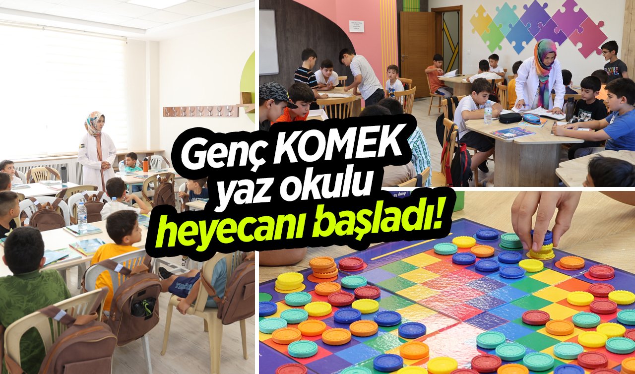 Genç KOMEK yaz okulu heyecanı başladı!