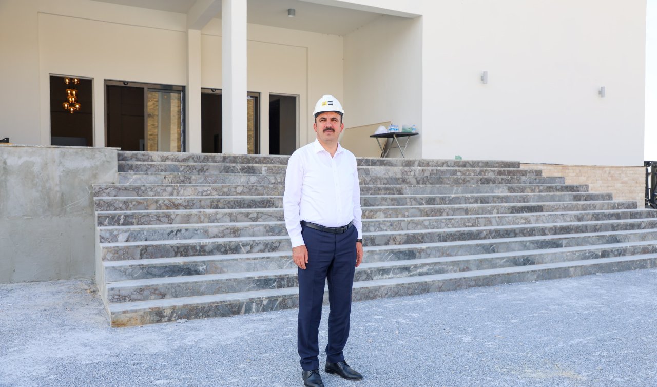 Başkan Altay yapımında sona yaklaşılan düğün salonunu yerinde inceledi! 