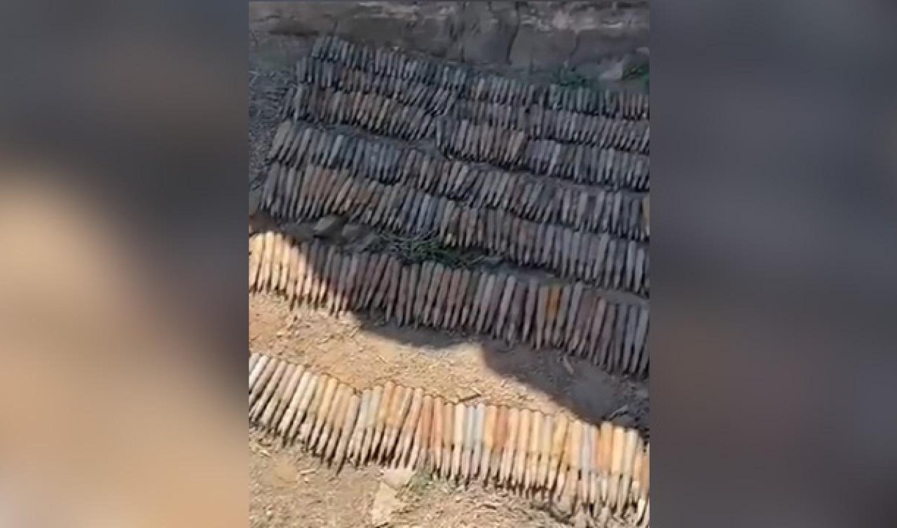  Irak’ın kuzeyinde 2 bin 300 adet doçka mühimmatı ele geçirildi