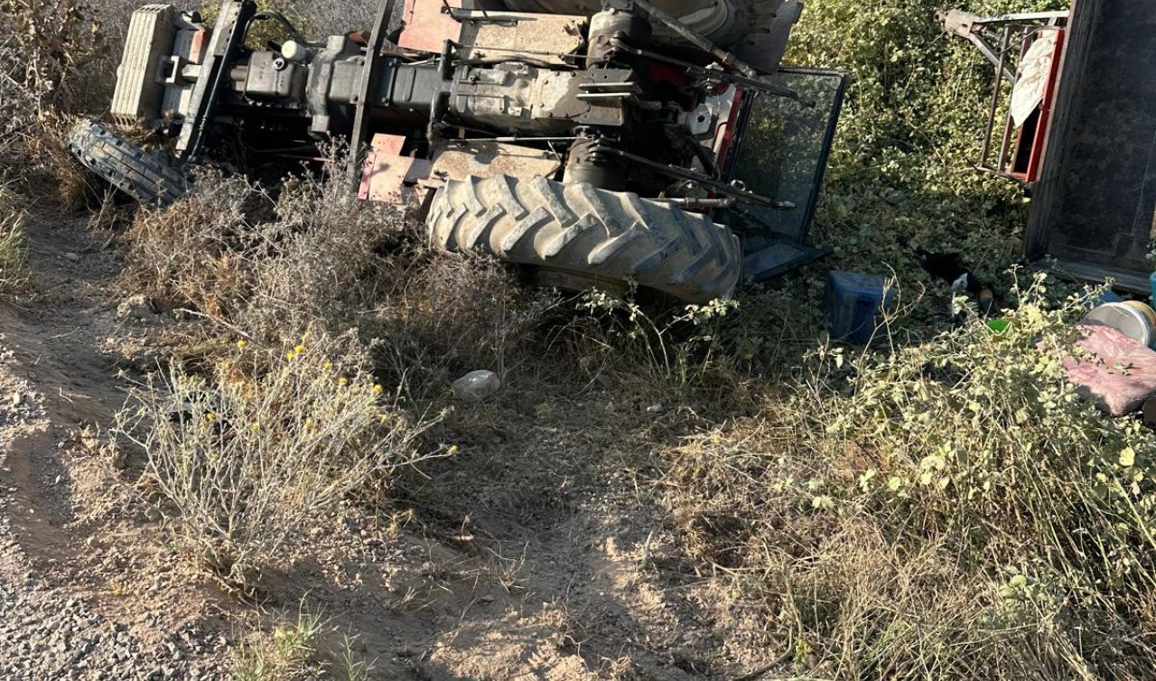 Traktör kazasında 1 kişi hayatını kaybetti 4 kişi yaralandı