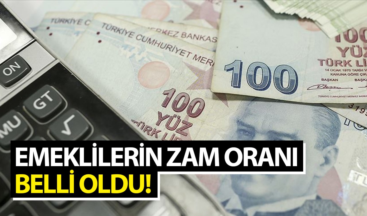 Emeklilerin zam oranı belli oldu! İşte en düşük emekli maaşı