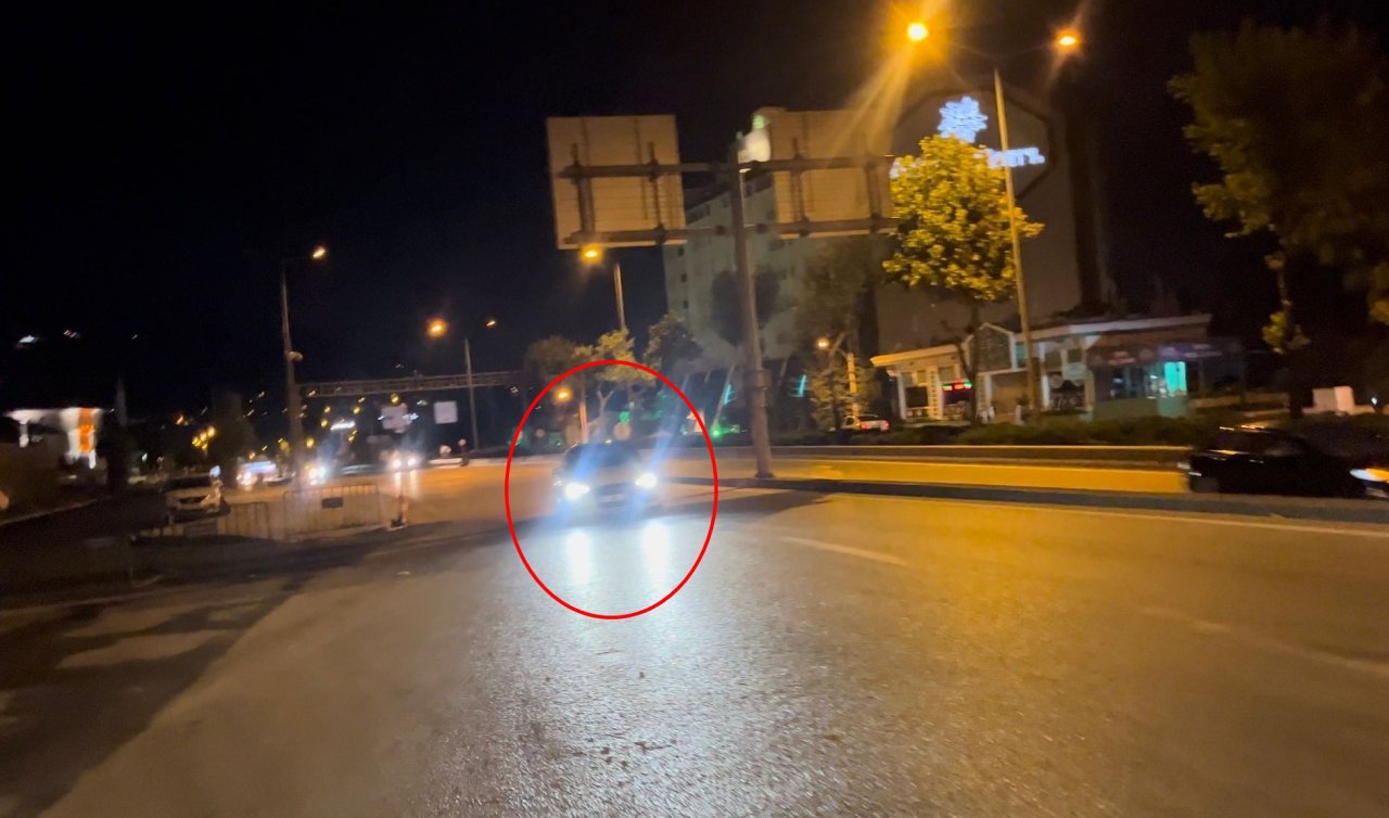  Otomobilini polislerin üzerine sürüp patlak lastikle 8 kilometre kaçtı