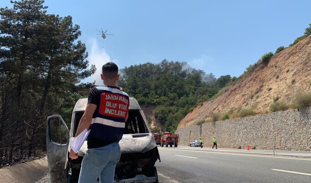 Balıkesir’in Havran ilçesinde çıkan orman yangınına müdahale ediliyor