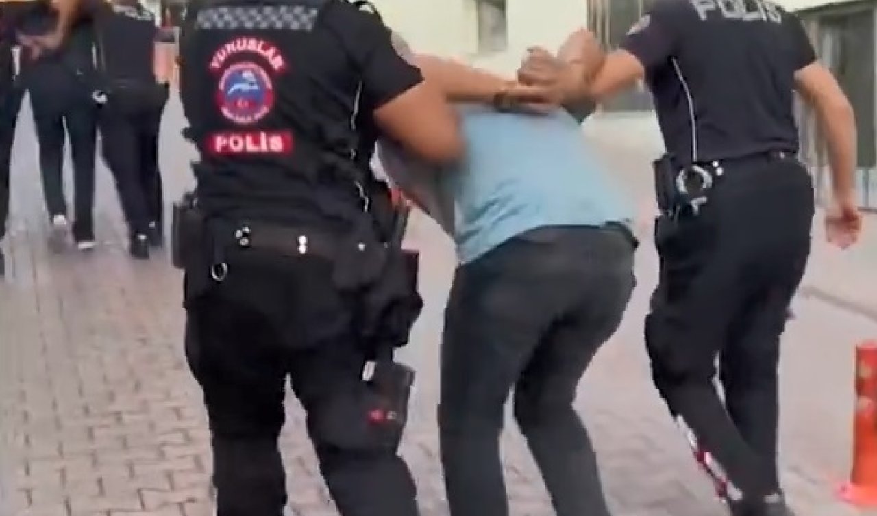 Polisin “dur’’ ihtarına uymayıp kaçan biri firari hükümlü 2 kişi yakalandı