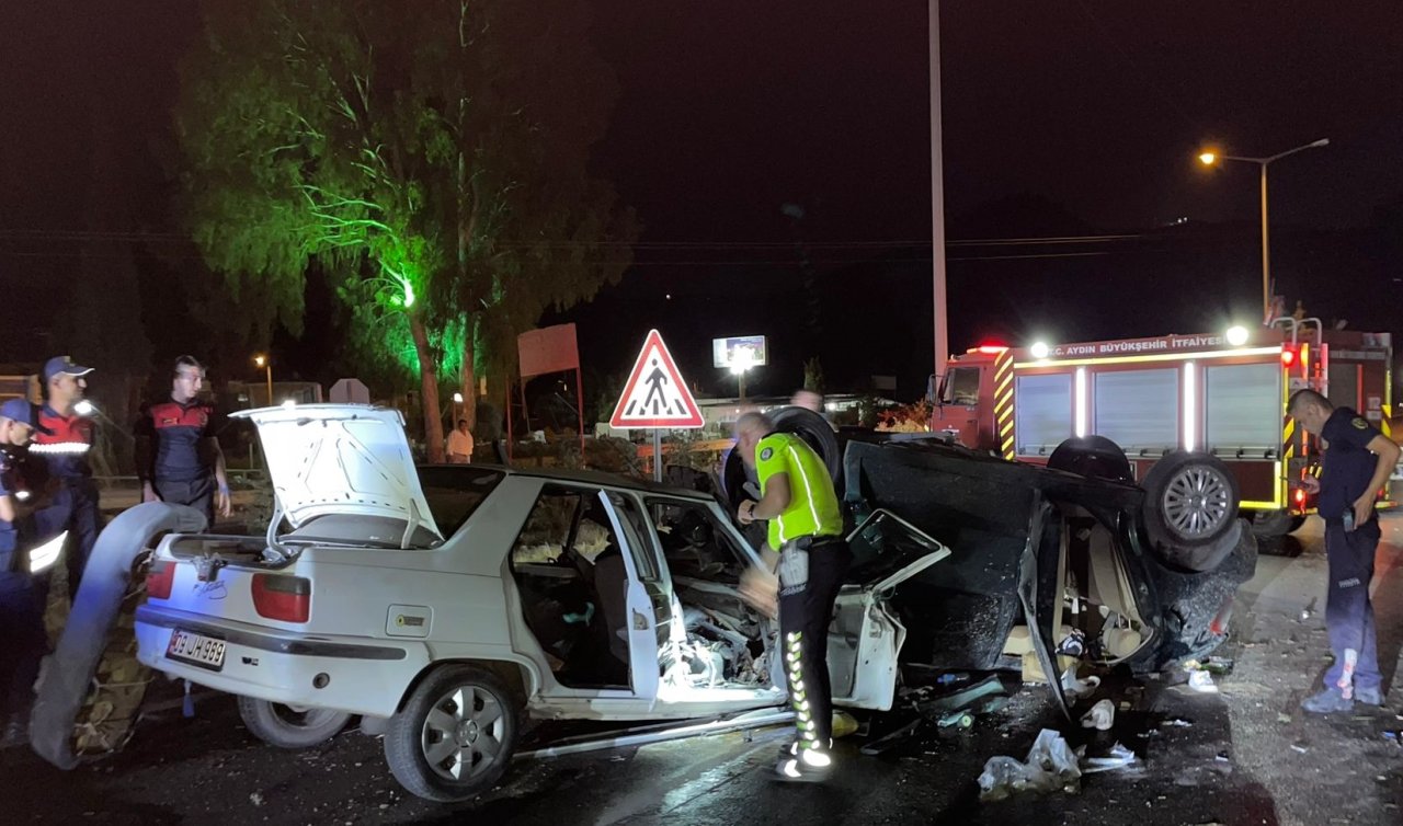 İki otomobilin çarpıştığı kazada: 7 kişi yaralandı
