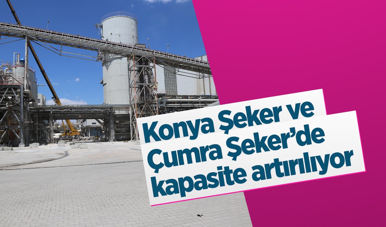Konya Şeker ve Çumra Şeker’de kapasite artırılıyor