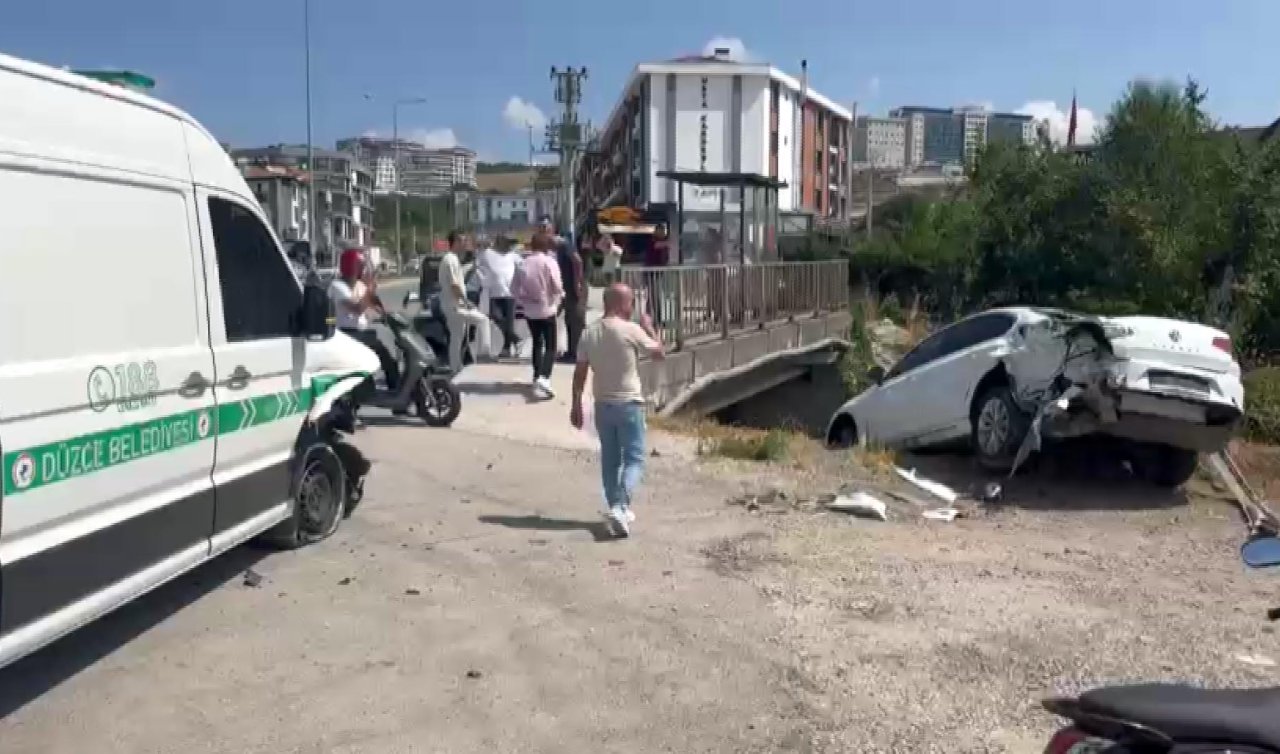 Cenaze nakil aracıyla kaza yapan sürücünün polise verdiği İngiltere ehliyeti geçersiz çıktı!