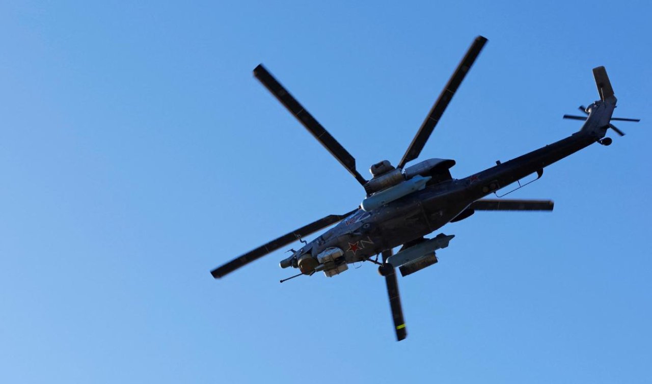 Rusya’da askeri helikopter düştü