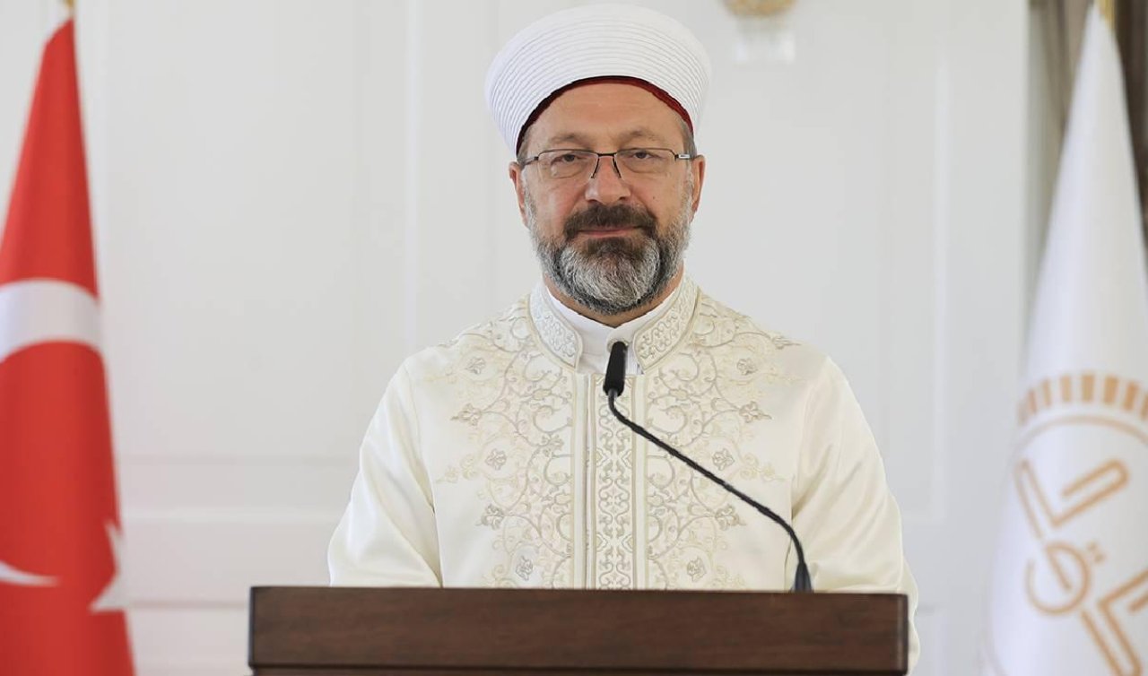 Ali Erbaş: İslam’a ve insanlığa hizmet etmek en büyük idealimiz