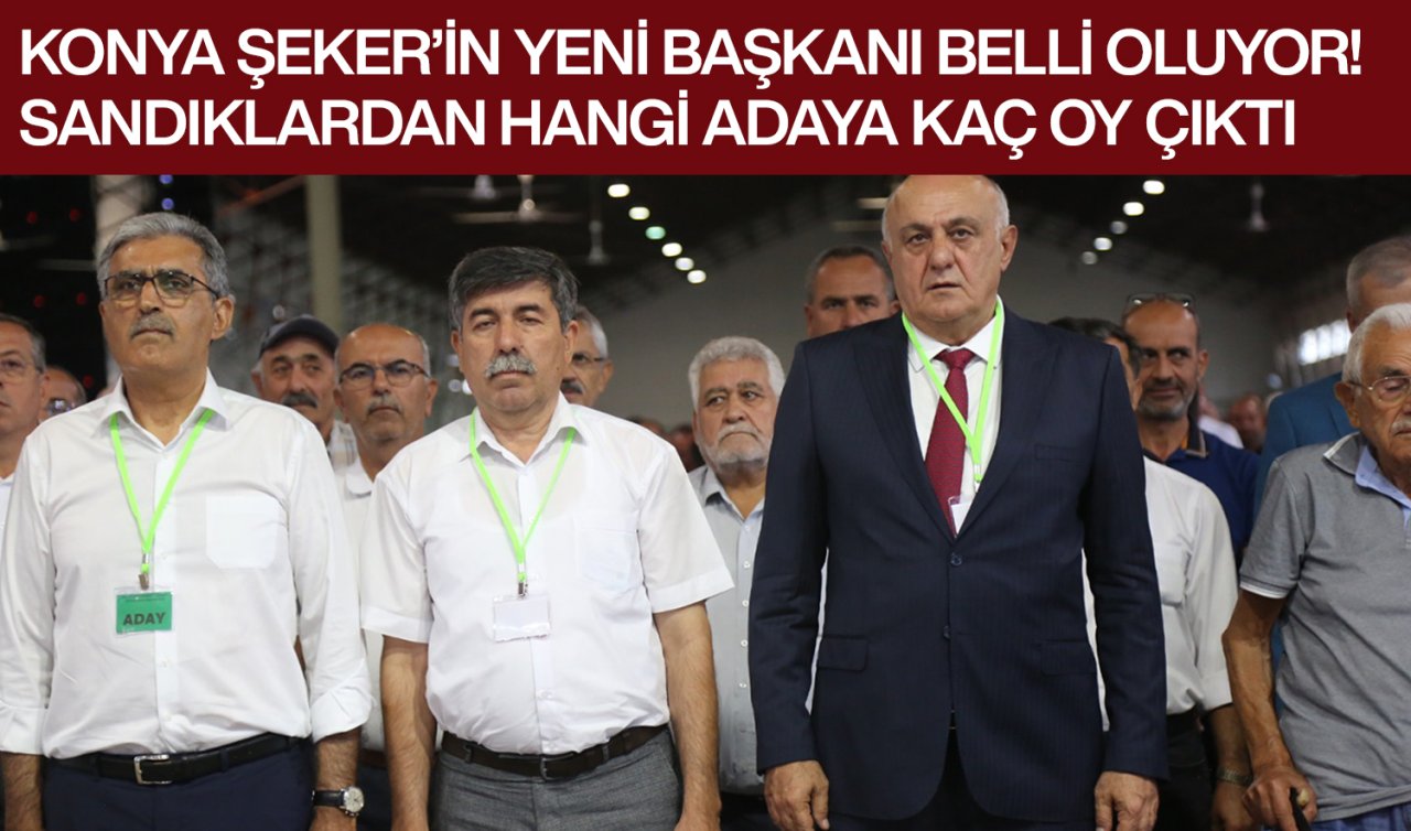 Konya PANKO’da seçim heyecanı! Sandıklardan hangi adaya kaç oy çıktı