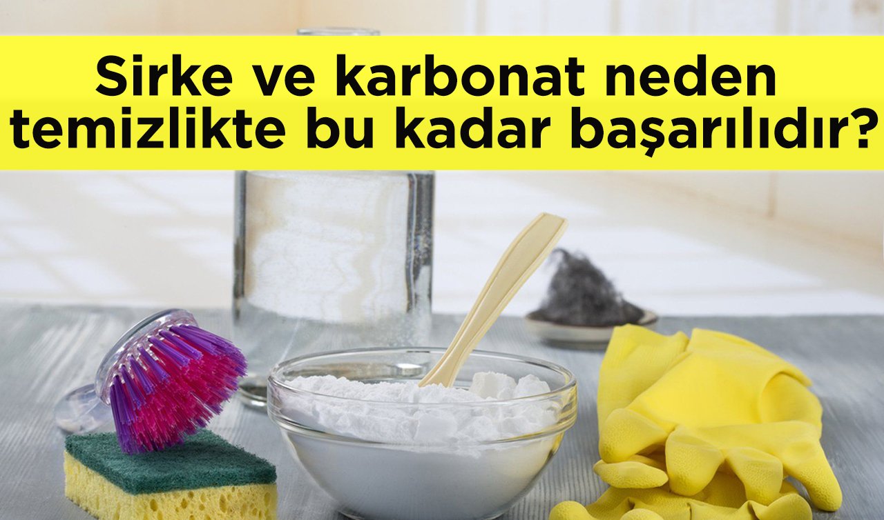 Sirke ve karbonat neden temizlikte bu kadar başarılıdır?
