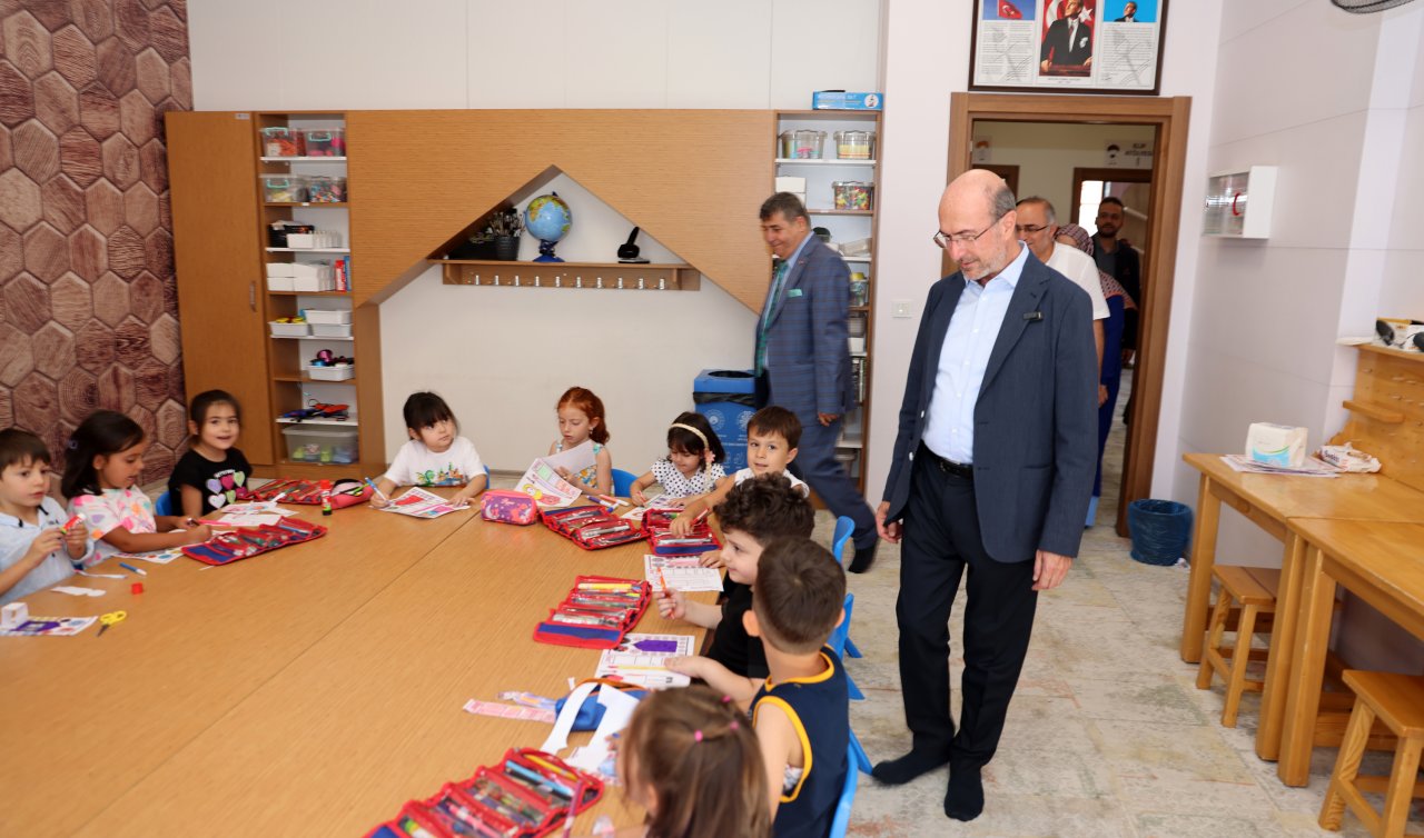 Başkan Pekyatırmacı minik öğrencilerle bir araya geldi