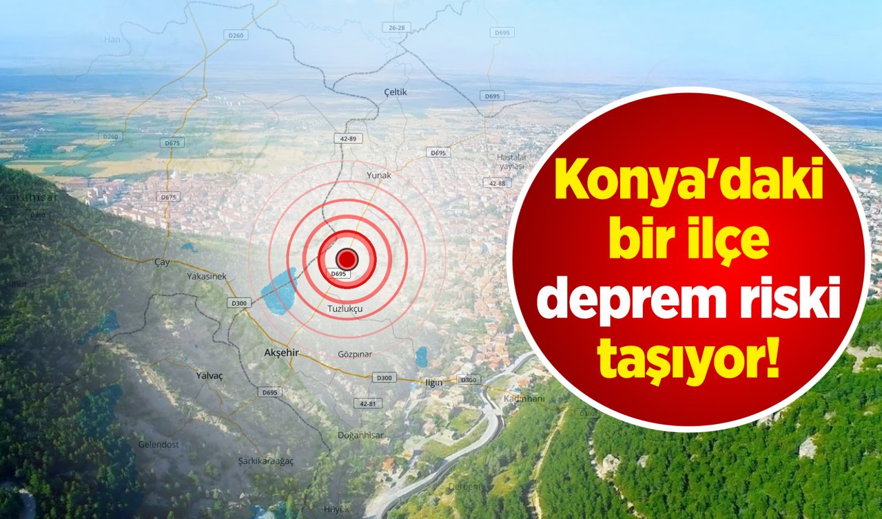 Türkiye’nin diri fay haritası güncellendi! Konya’daki bir ilçe deprem riski taşıyor! 