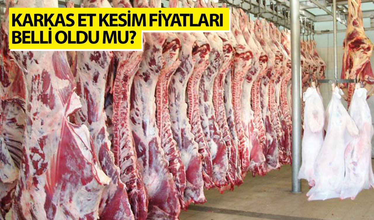 Kesim fiyatları belli oldu mu? Ulusal Kırmızı Et Konseyi 8 Ağustos dana ve kuzu kesim fiyatlarını açıkladı mı?