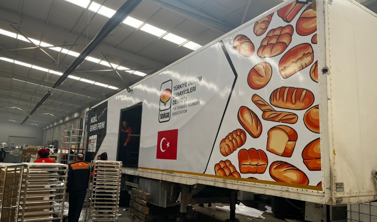 Türkiye Döküm Sanayicileri Derneği’nden Depremzedelere Destek: Türk Kızılay Meram Şubesine Mobil Ekmek Fırını Bağışı
