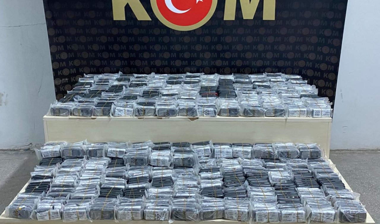 501 kaçak cep telefonu ele geçirildi