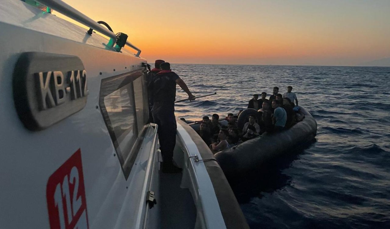 Çanakkale açıklarında 24 düzensiz göçmen yakalandı