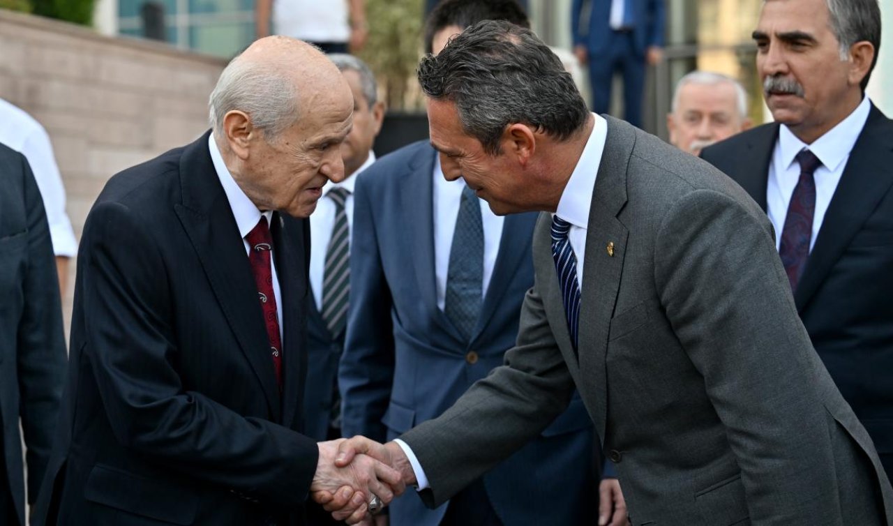 MHP Genel Başkanı Bahçeli Ali Koç ile görüştü