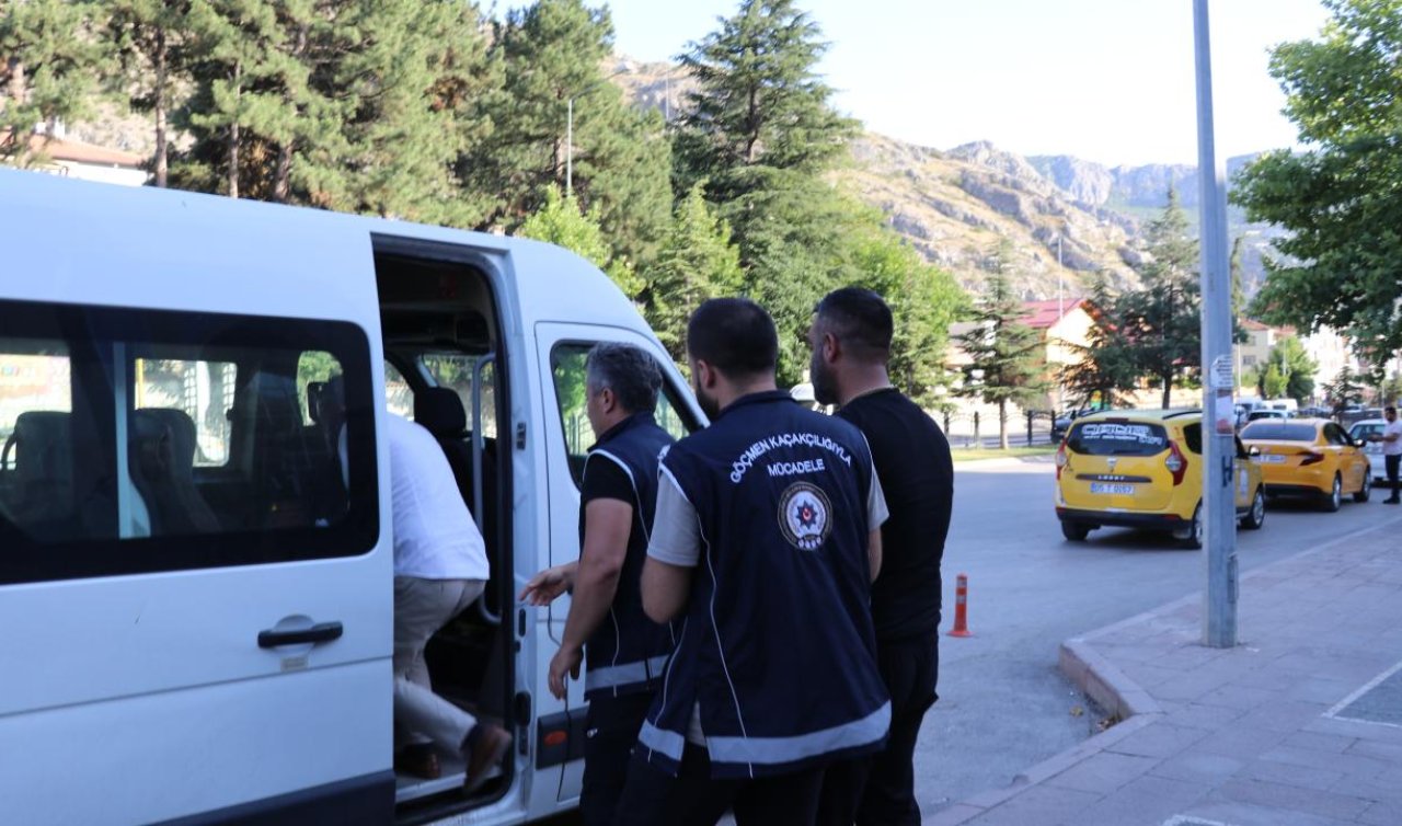 14 düzensiz göçmen yakalandı