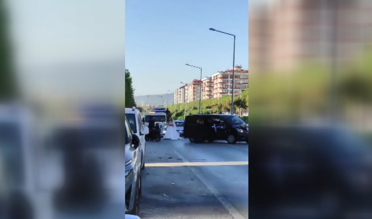Düğün konvoyunda yolu kapatan iki sürücüye 4 bin 200 TL ceza uygulandı