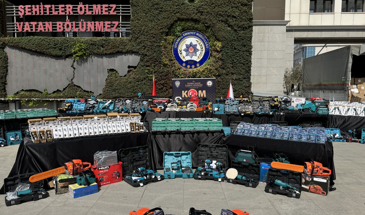 Kaçakçılık operasyonunda yaklaşık 406 bin kaçak hırdavat malzemesi ele geçirildi