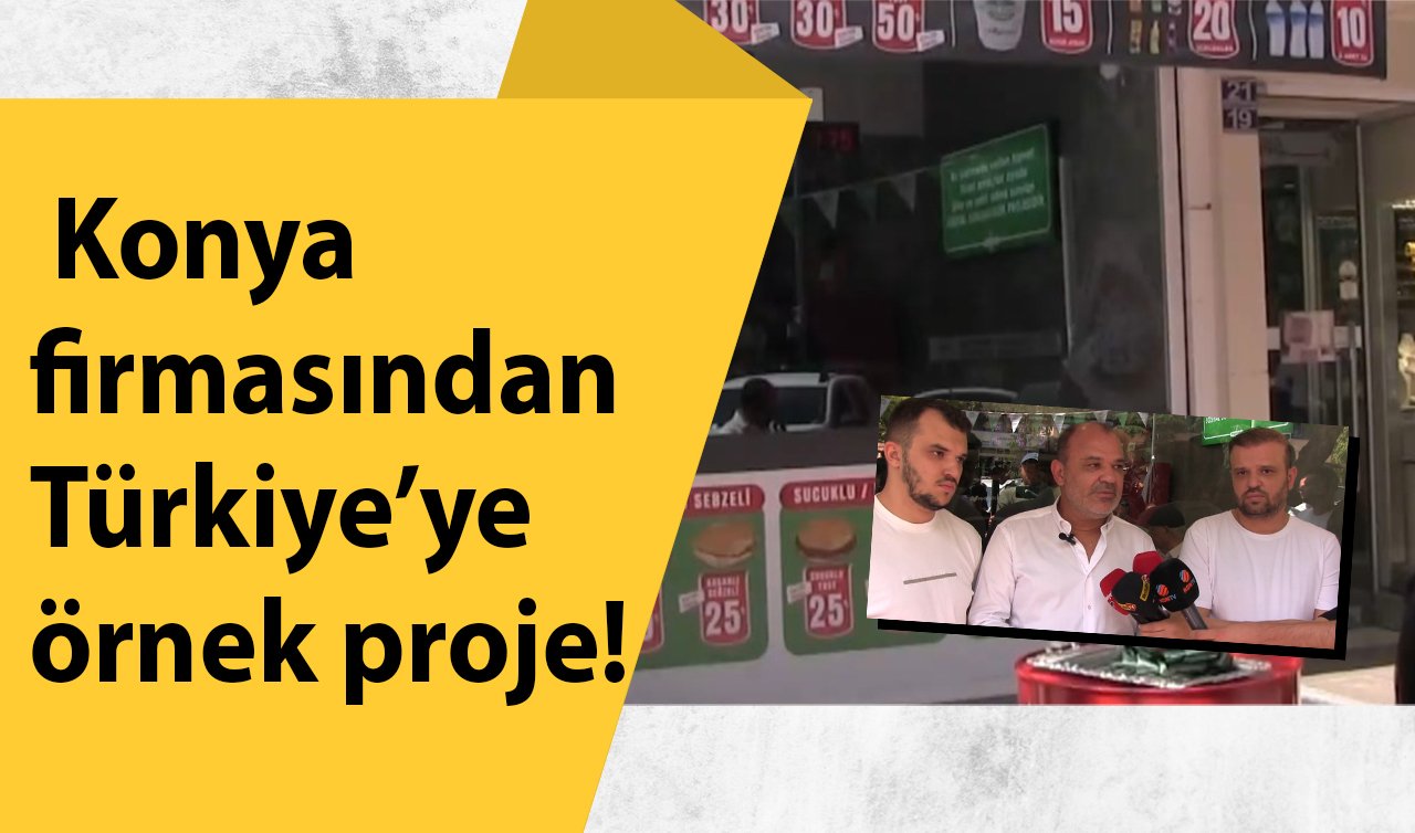  Konya firmasından Türkiye’ye örnek proje!