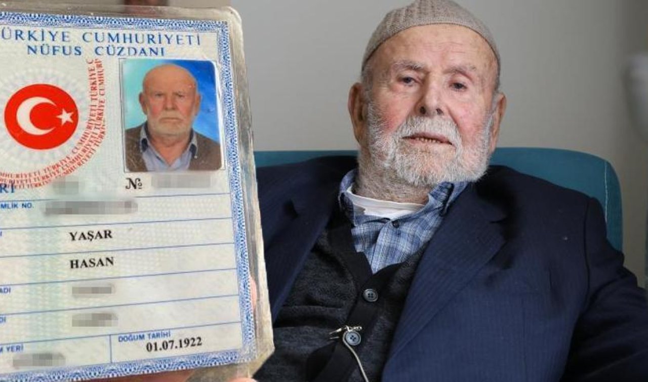 KONYA’ NIN EN YAŞLI İNSANI! 102 yaşında 5 çocuğu 55 torunu var! 