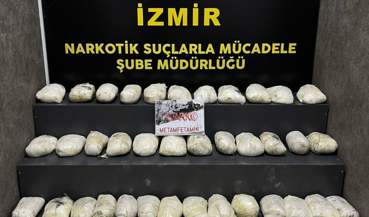Tırın lastiğine gizlenmiş 50 kilo 550 gram uyuşturucu ele geçirildi