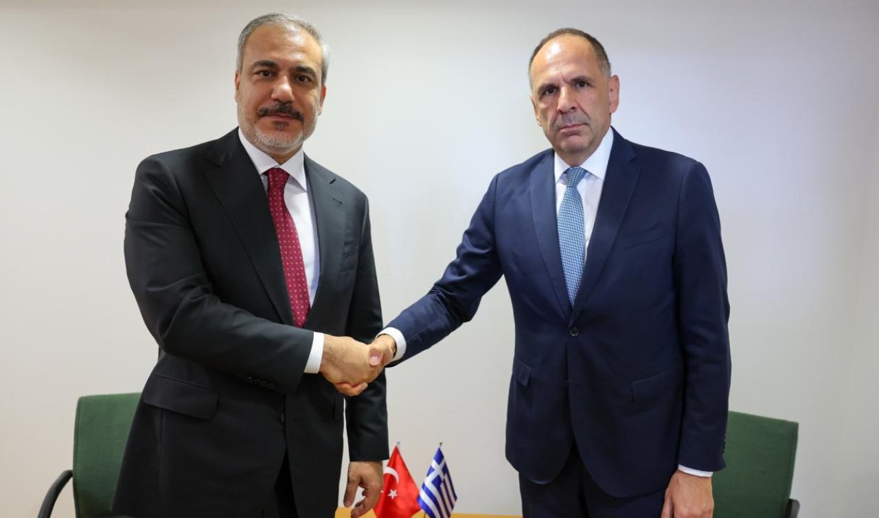 Bakan Fidan Yunan mevkidaşı Gerapetritis ile görüştü