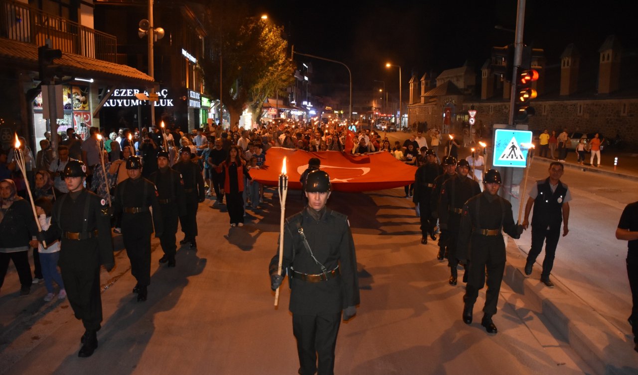 Konya’nın bu ilçesinde zafer coşkusu yaşandı! 