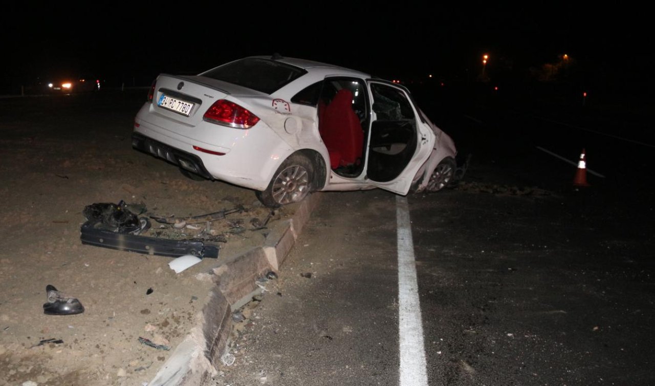 İki otomobilin çarpıştığı kazada 8 kişi yaralandı