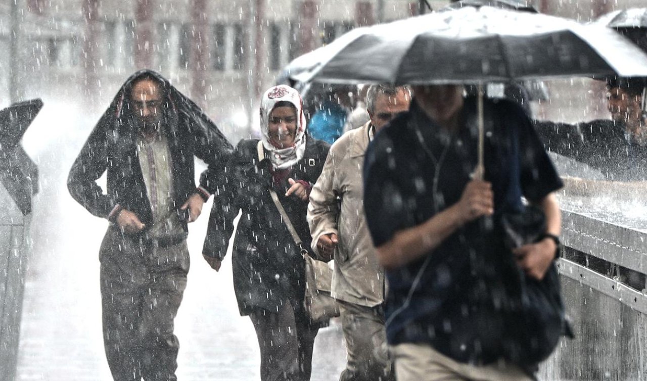 5 il için “sarı’’ uyarı: Kuvvetli yağış bekleniyor