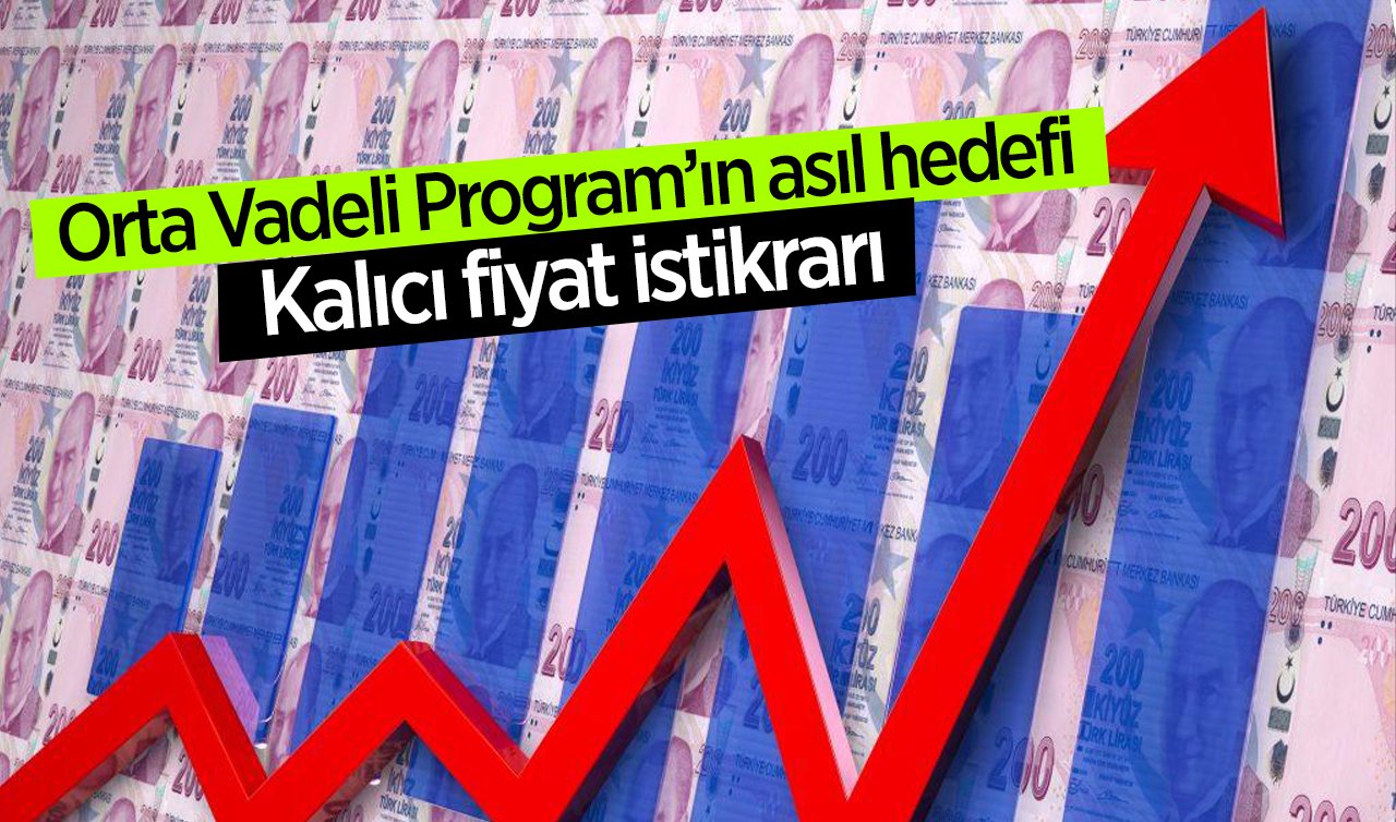  Orta Vadeli Program’ın asıl hedefi kalıcı fiyat istikrarıdır