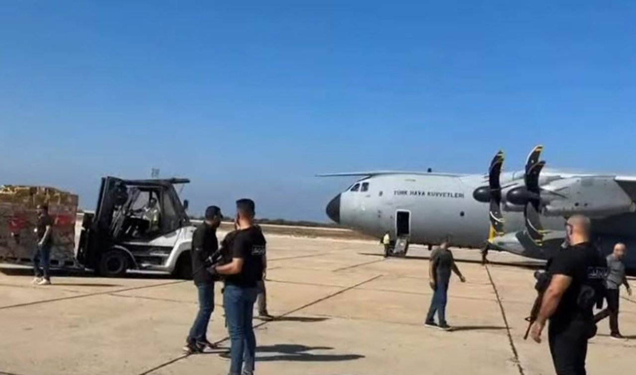 Türkiye’den Lübnan’a yardım uçağı gönderildi