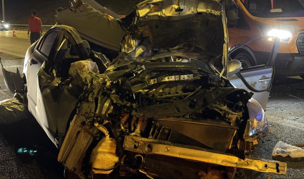 Takla atan otomobilin sürücüsü hayatını kaybetti