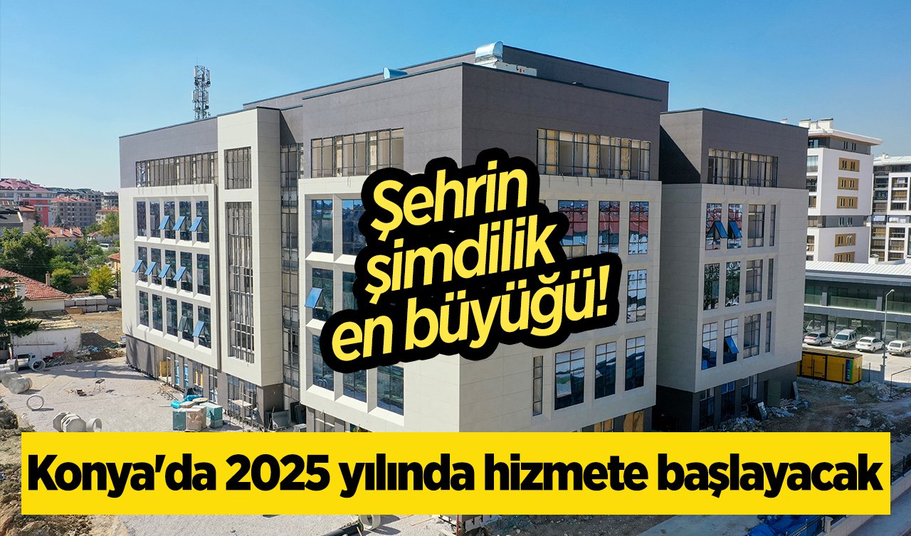 Şehrin şimdilik en büyüğü!  Ağız ve Diş Hastanesi’nde sona gelindi: Konya’da 2025 yılında hizmete başlayacak