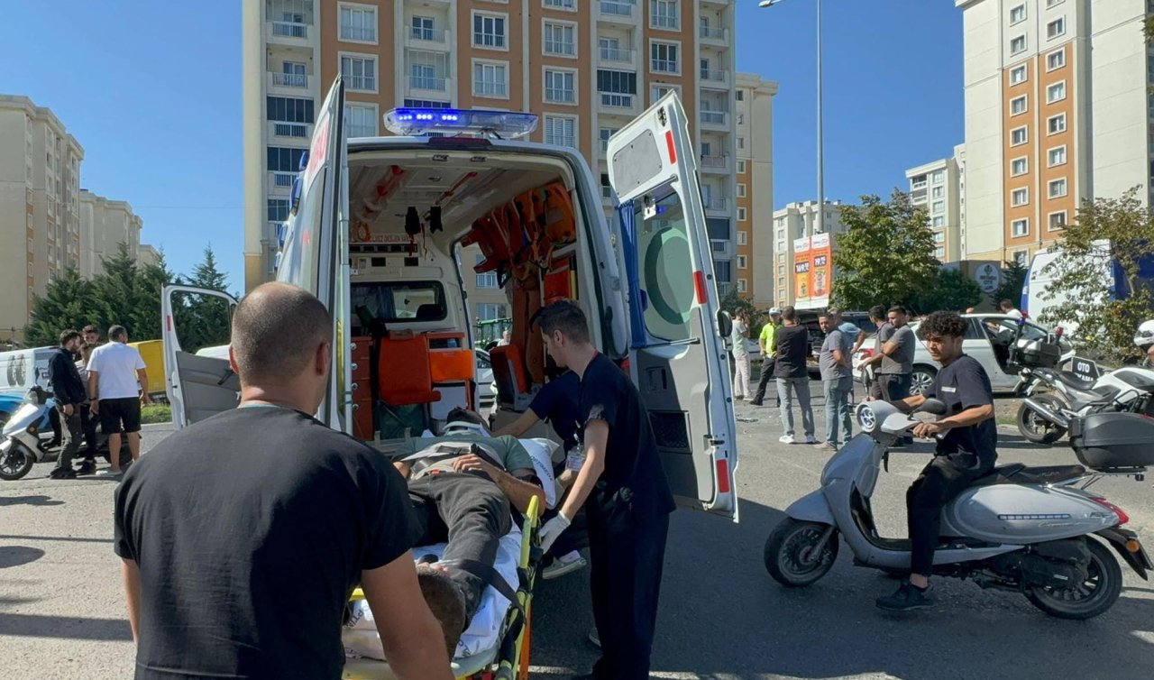  Otomobiller çarpıştı; 1’i ağır 3 yaralı