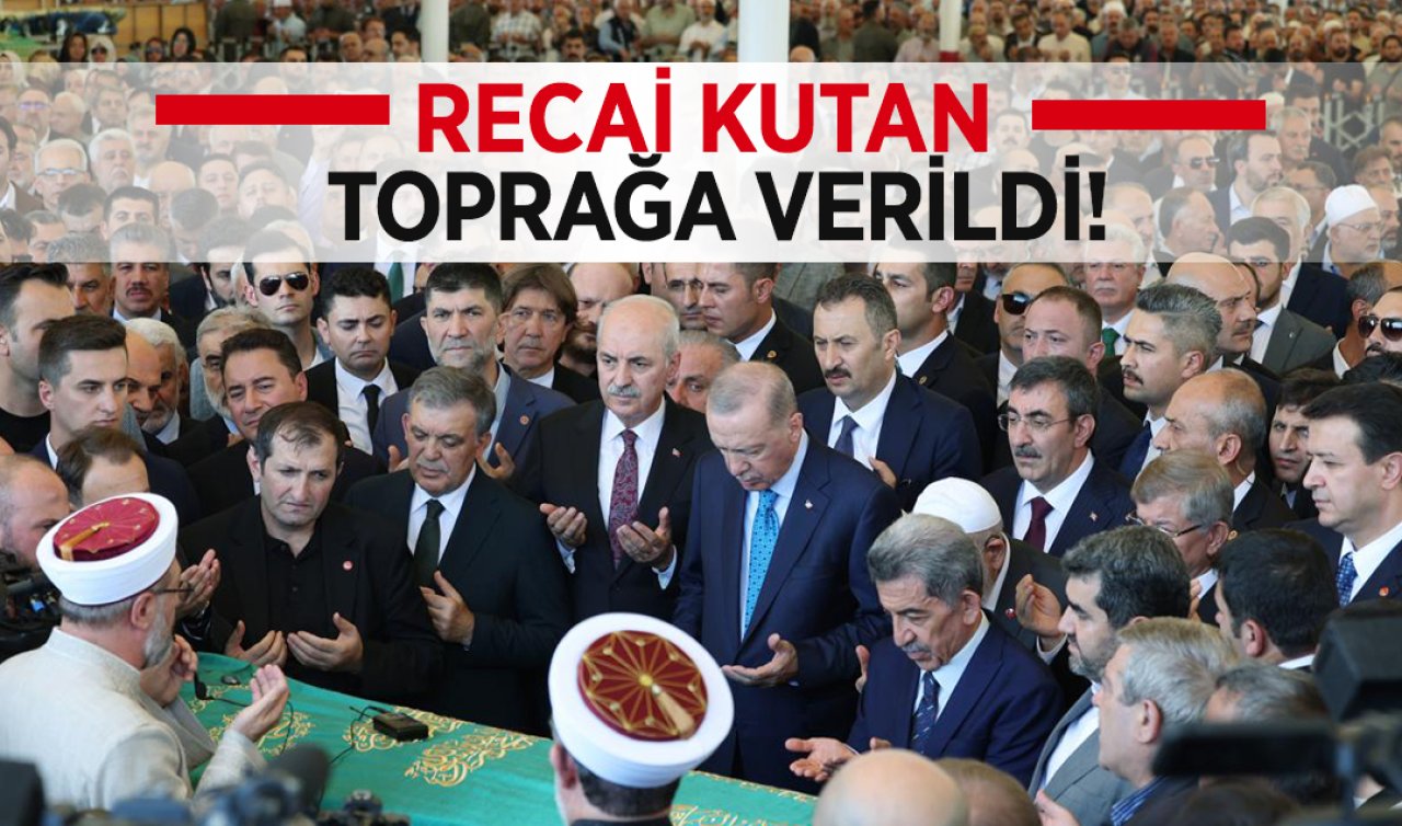 Recai Kutan toprağa verildi