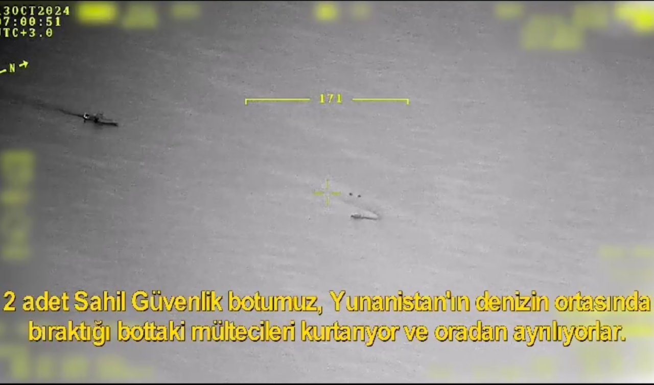 MSB: Yunanistan’ın bıraktığı düzensiz göçmenler kurtarıldı