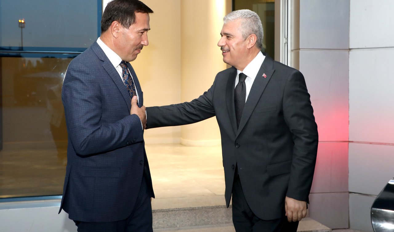 Konya Valisi İbrahim Akın’dan Başkan Hasan Kılca’ya ziyaret