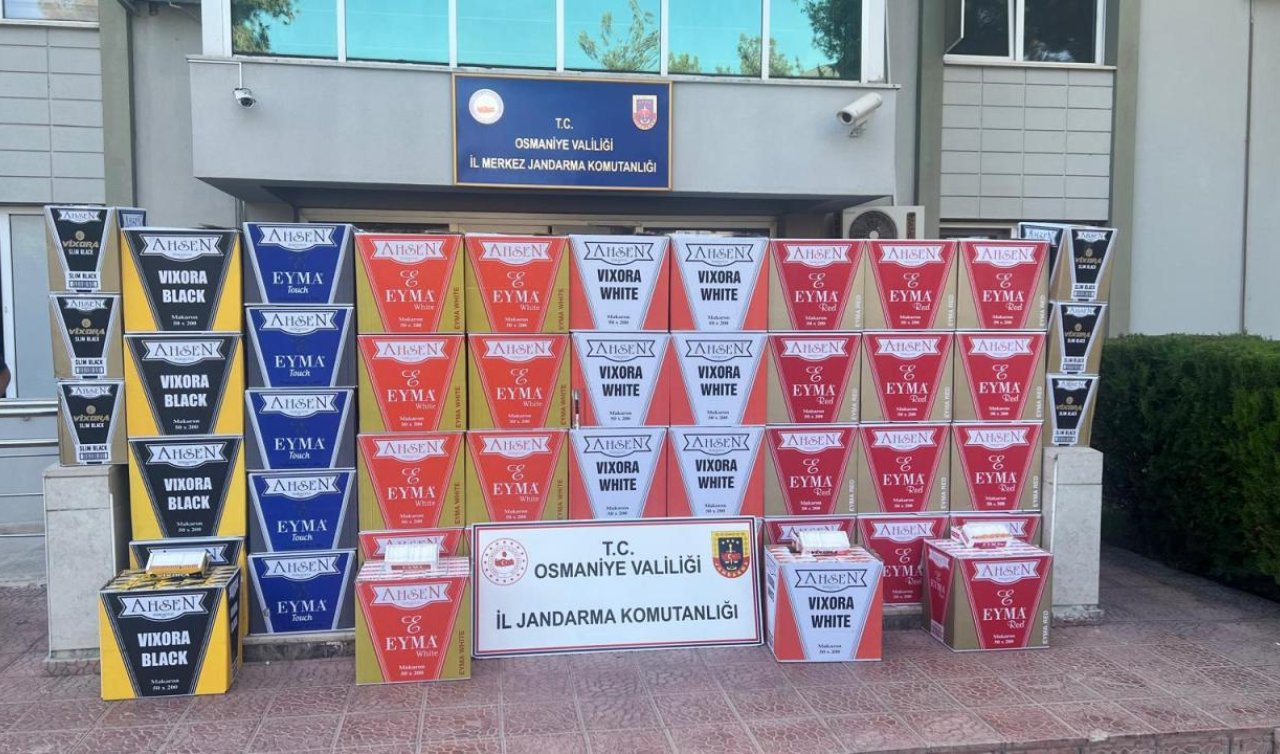 Bir evin deposunda 2 milyon 500 bin makaron ele geçirildi