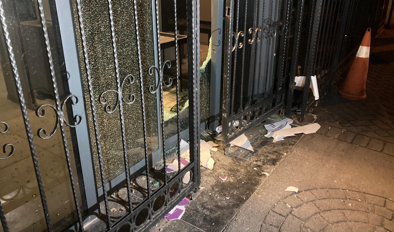 DEM Parti Genel Merkezi’ne taşlı saldırı; 1 gözaltı