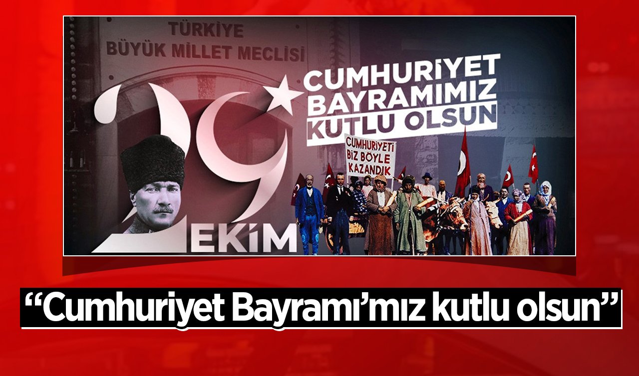  Başkan Altay: “Cumhuriyet Bayramı’mız kutlu olsun”