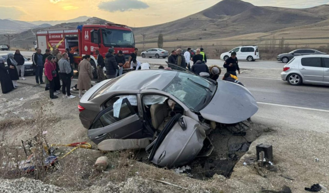 Otomobil su kanalına çarptı: 3 ölü 2 yaralı